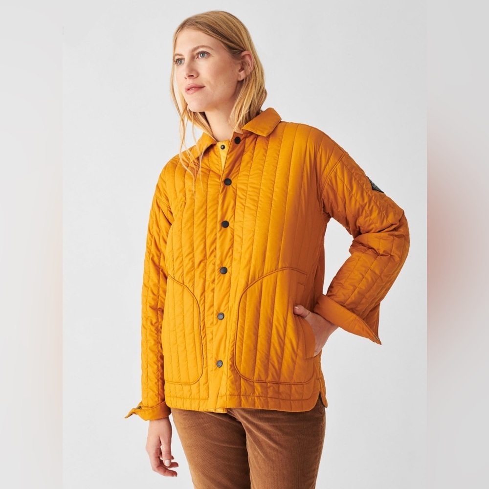 Faherty Atmosphere Brook Jacket In Amber